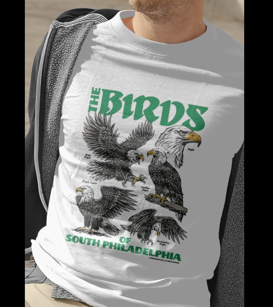 Philadelphia Eagles The Birds Of South Philadelphia Iconic Team Spirit T-Shirt