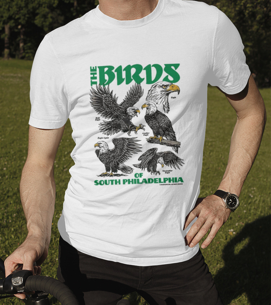 Philadelphia Eagles The Birds Of South Philadelphia Iconic Team Spirit T-Shirt
