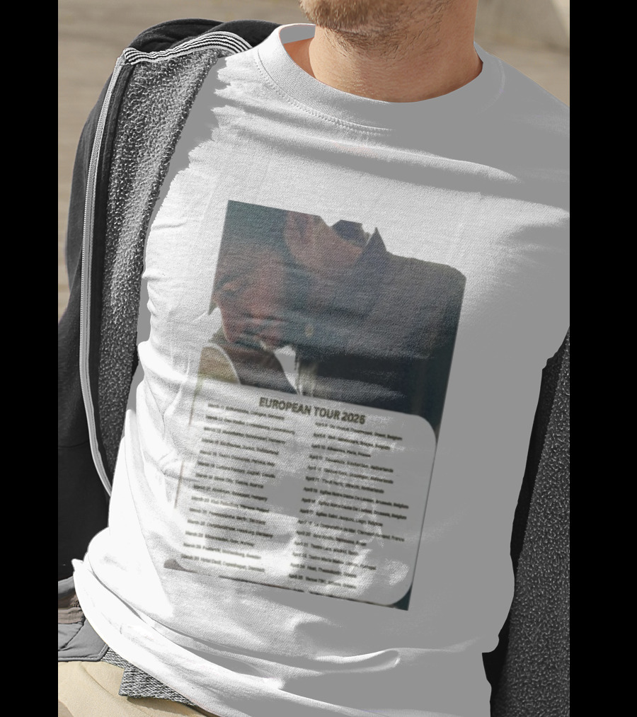 Tom Smith European Tour 2026 Cologne To Athens Concert Dates T-Shirt