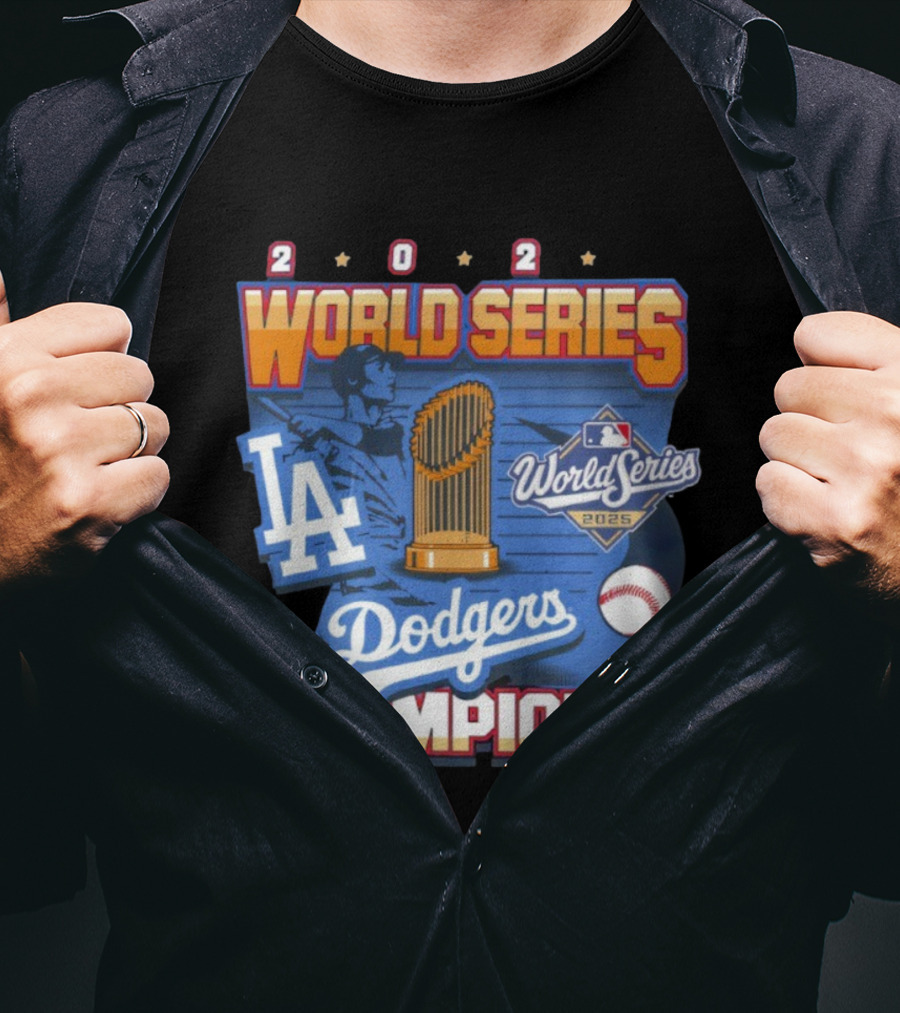 Los Angeles Dodgers 2025 World Series Champions MLB Takashi T-Shirt