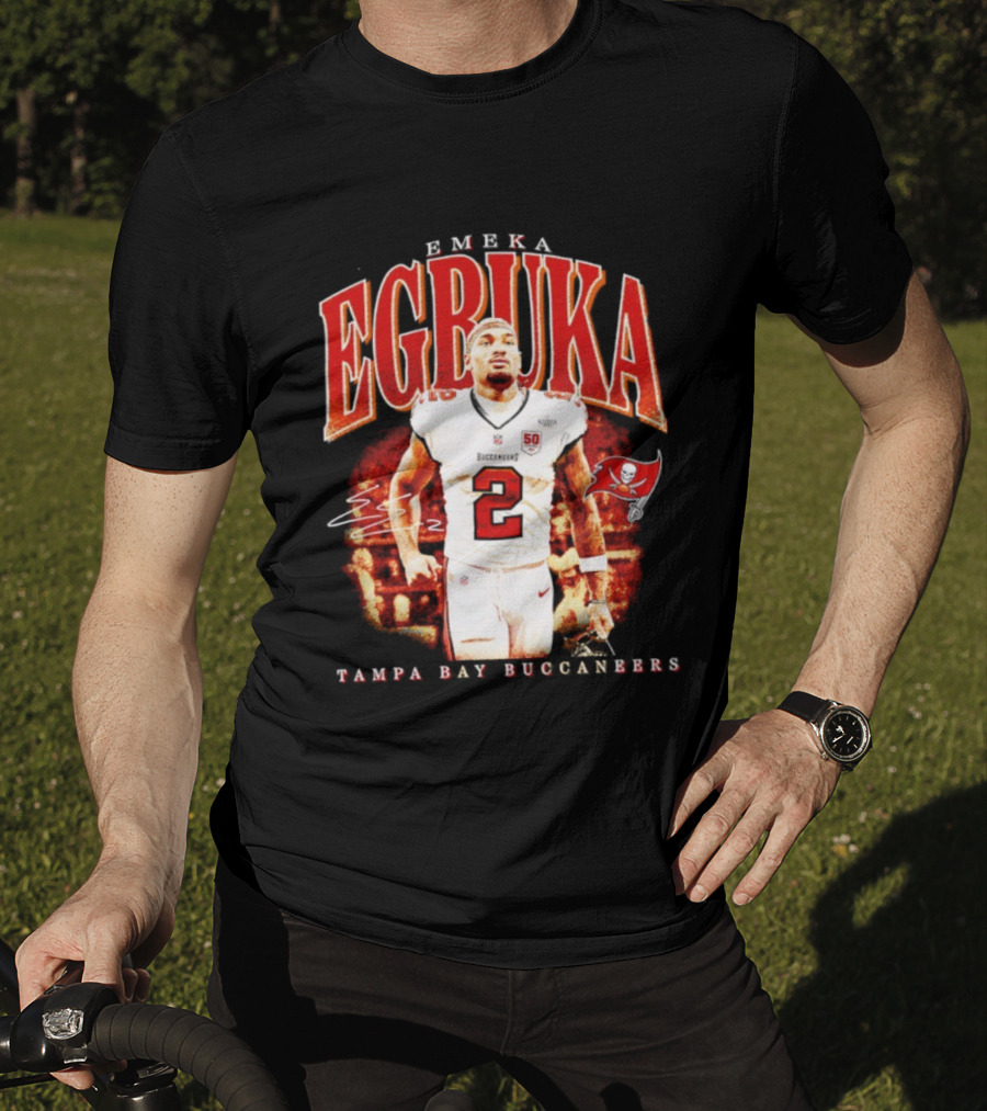 Emeka Egbuka Tampa Bay Buccaneers Egbuka 2 Football Player T-Shirt