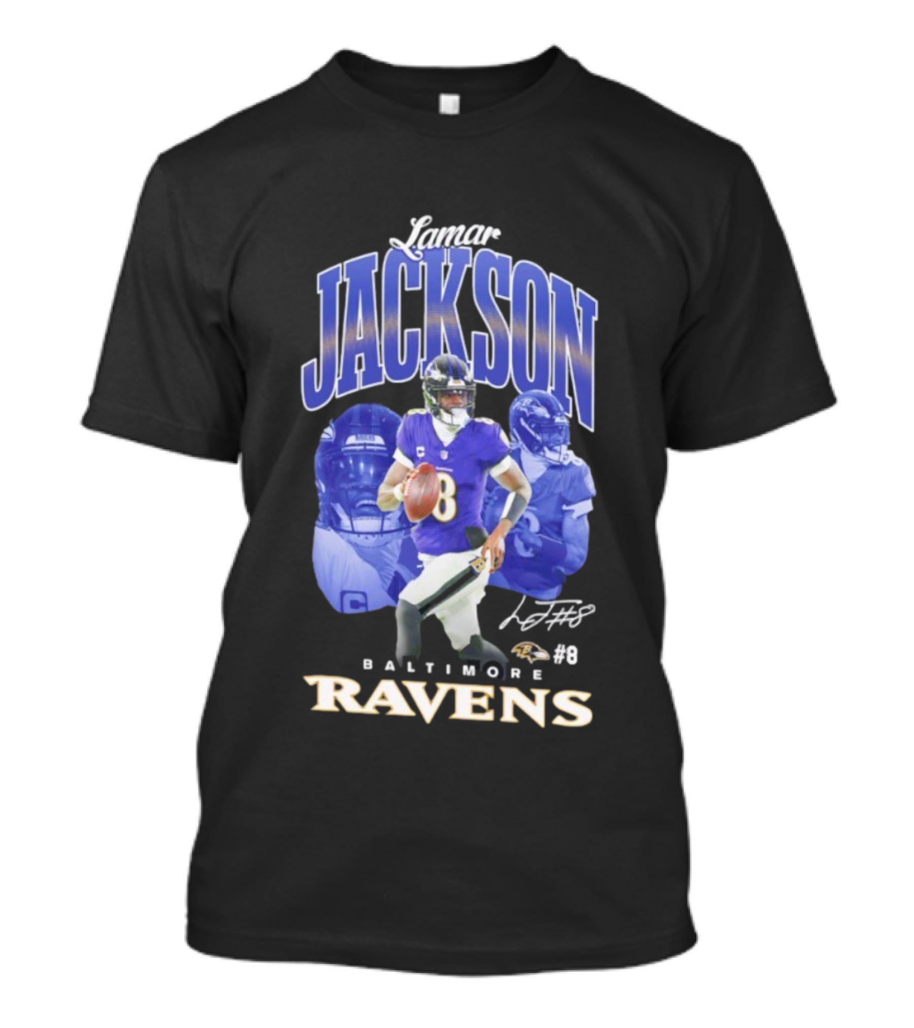Lamar Jackson Baltimore Ravens #8 Outerstuff T-Shirt