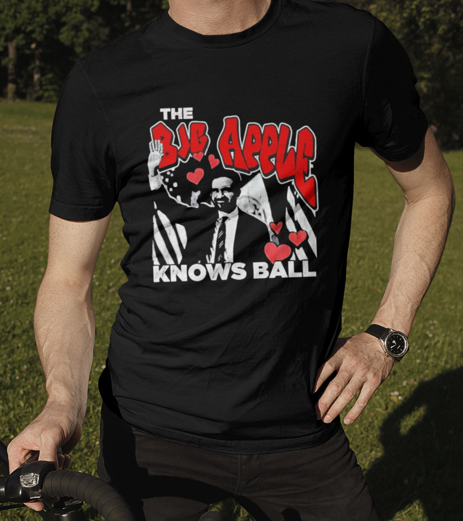 The Big Apple Knows Ball Zohran Mamdani New York City T-Shirt