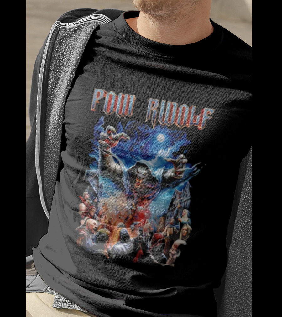 Powerwolf The Sacrament Of Sin Dramatic Werewolf Scene T-Shirt