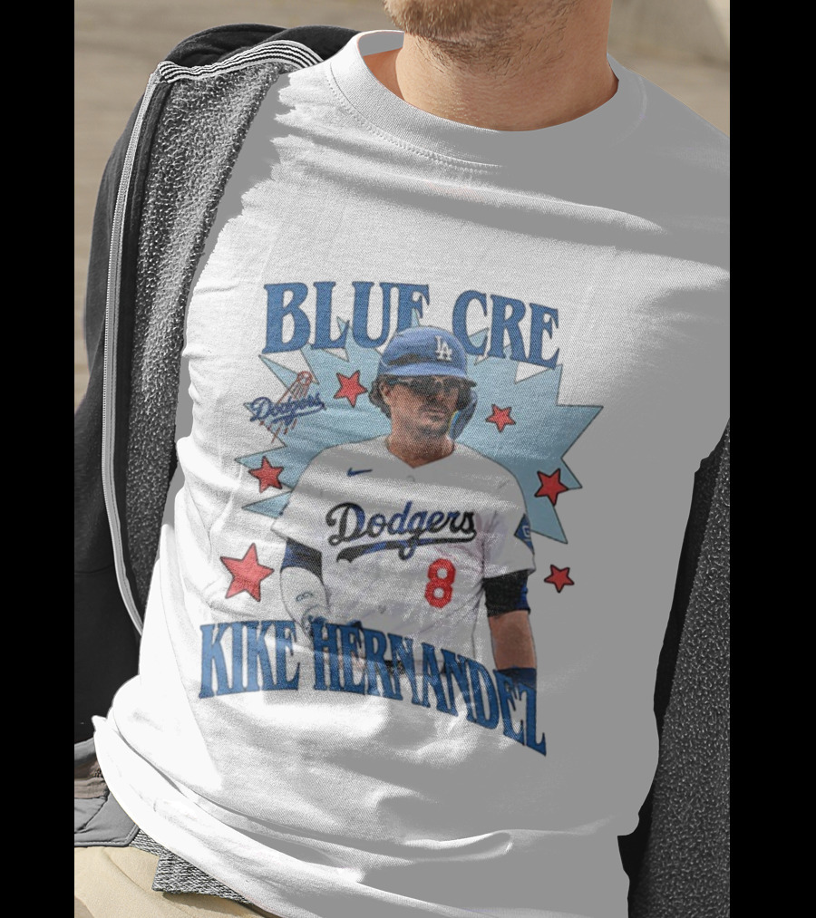 Kiké Hernández Dodgers Blue Crew Los Angeles MLB Baseball 2025 T-Shirt