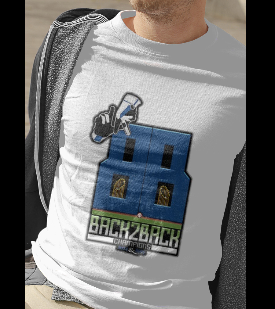 Back 2 Back Champions 2024 2025 MLB World Series Athlete Dodgers T-Shirt