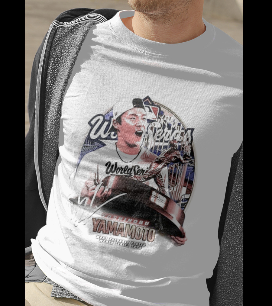 Yoshinobu Yamamoto MVP Most Valuegue Player World Series 2025 MLB Signature T-Shirt