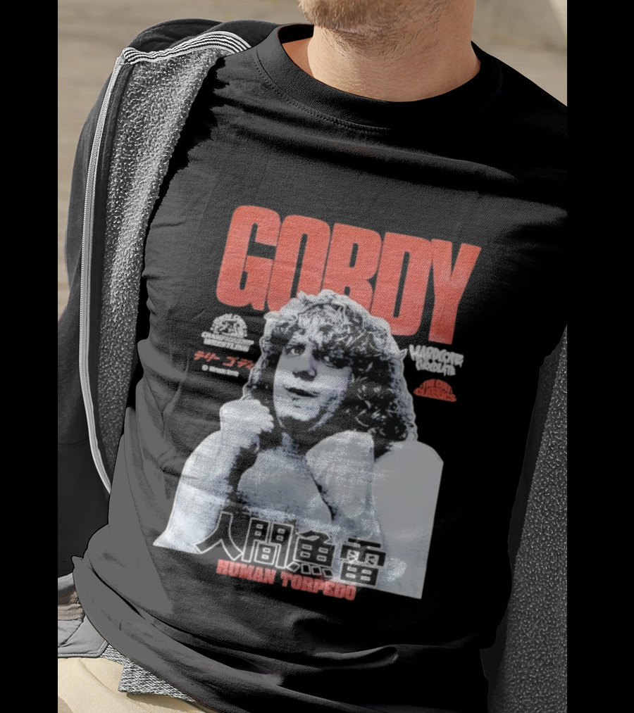 Gordy Human Torpedo Terry Championship Wrestling Hardcore Legend T-Shirt