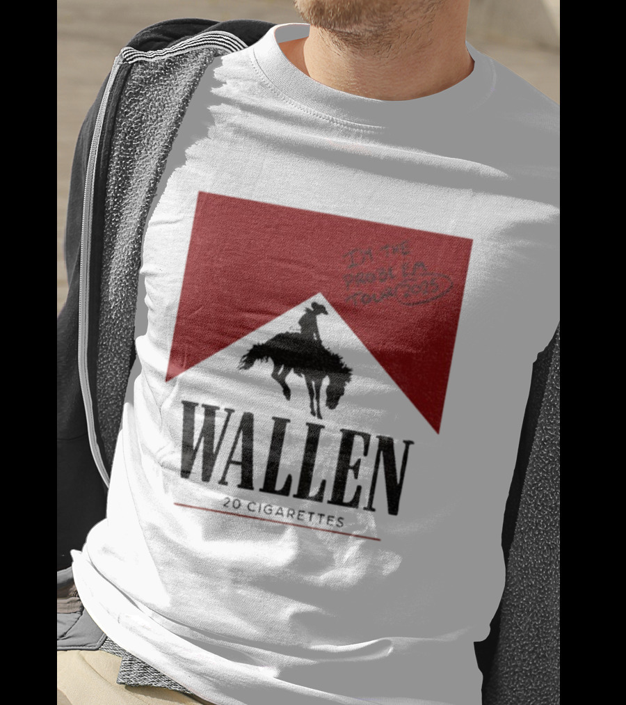 Wallen I'm The Problem Tour 2025 20 Cigarettes T-Shirt