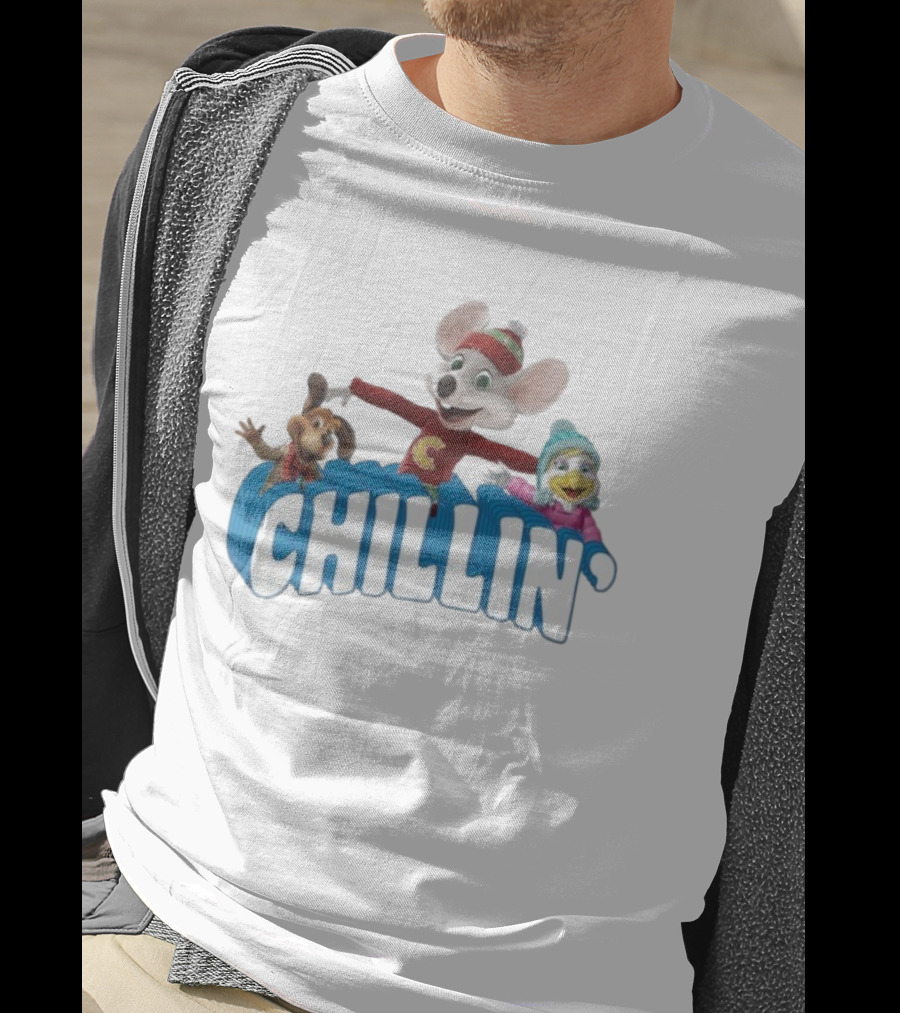Chuck E Cheese Chillin’ Winter Fun Characters T-Shirt