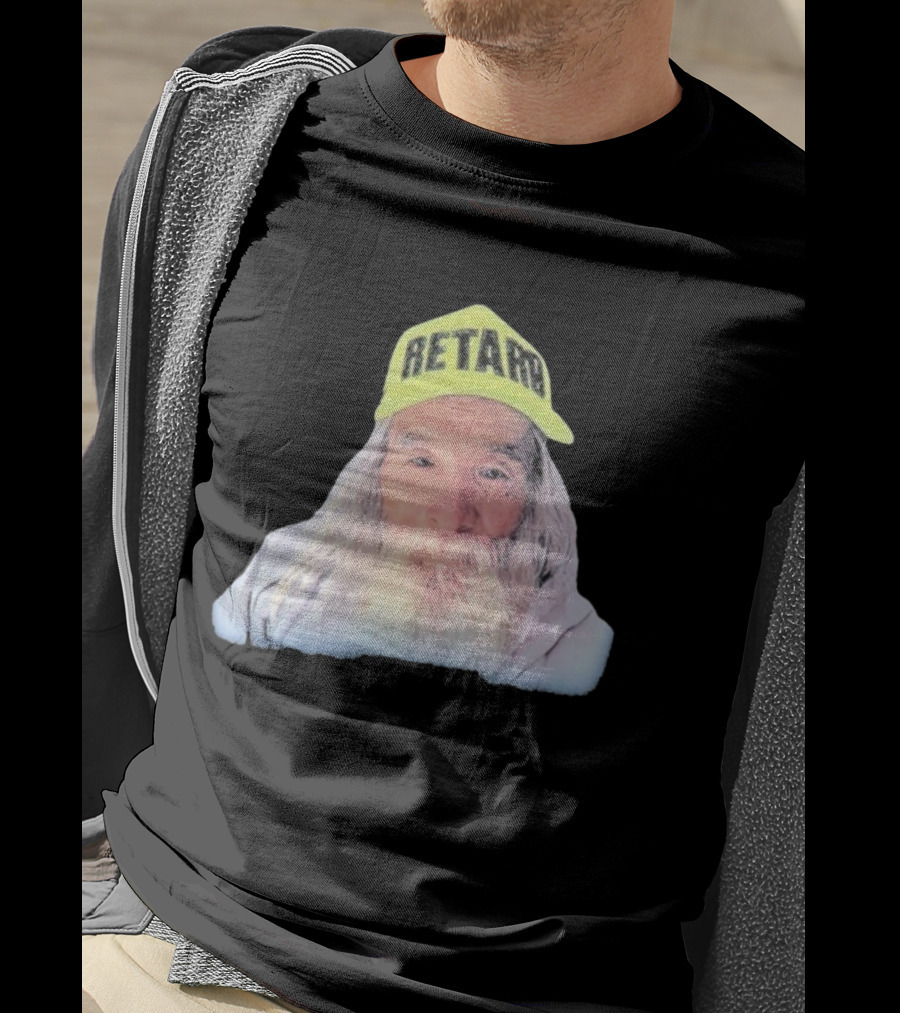 RETARD Fuji Parody Hat Old Man Iconic Style T-Shirt