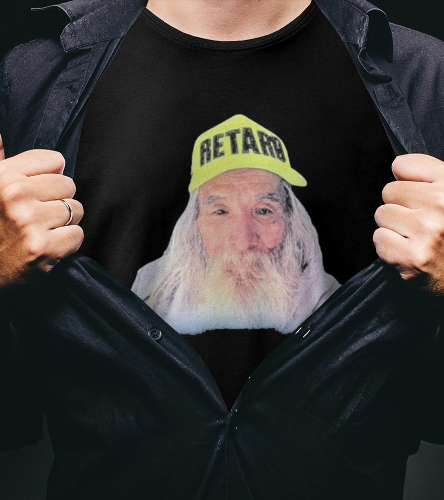 RETARD Fuji Parody Hat Old Man Iconic Style T-Shirt