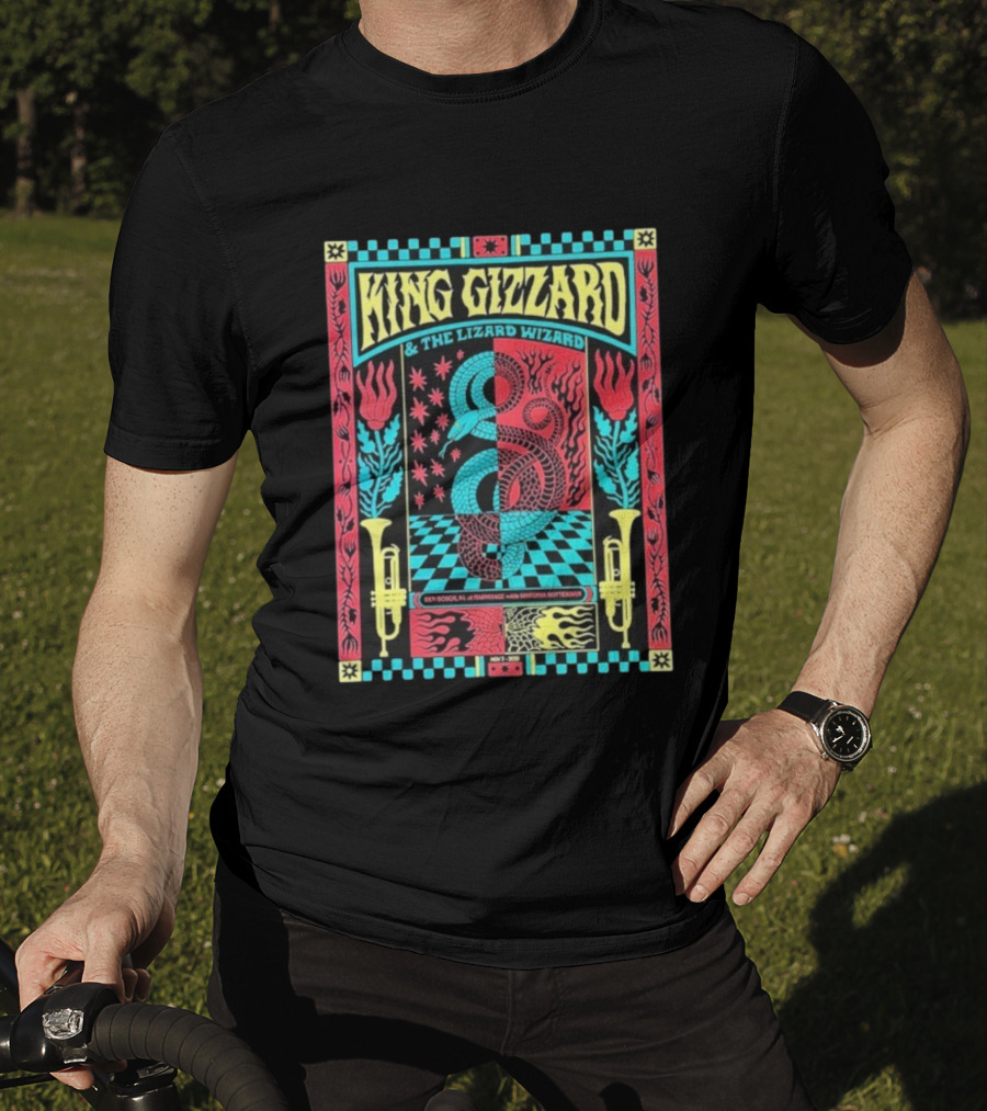 King Gizzard And The Lizard Wizard Den Bosch Netherlands Mainstage November 7 2025 Symphony Rotterdam T-Shirt