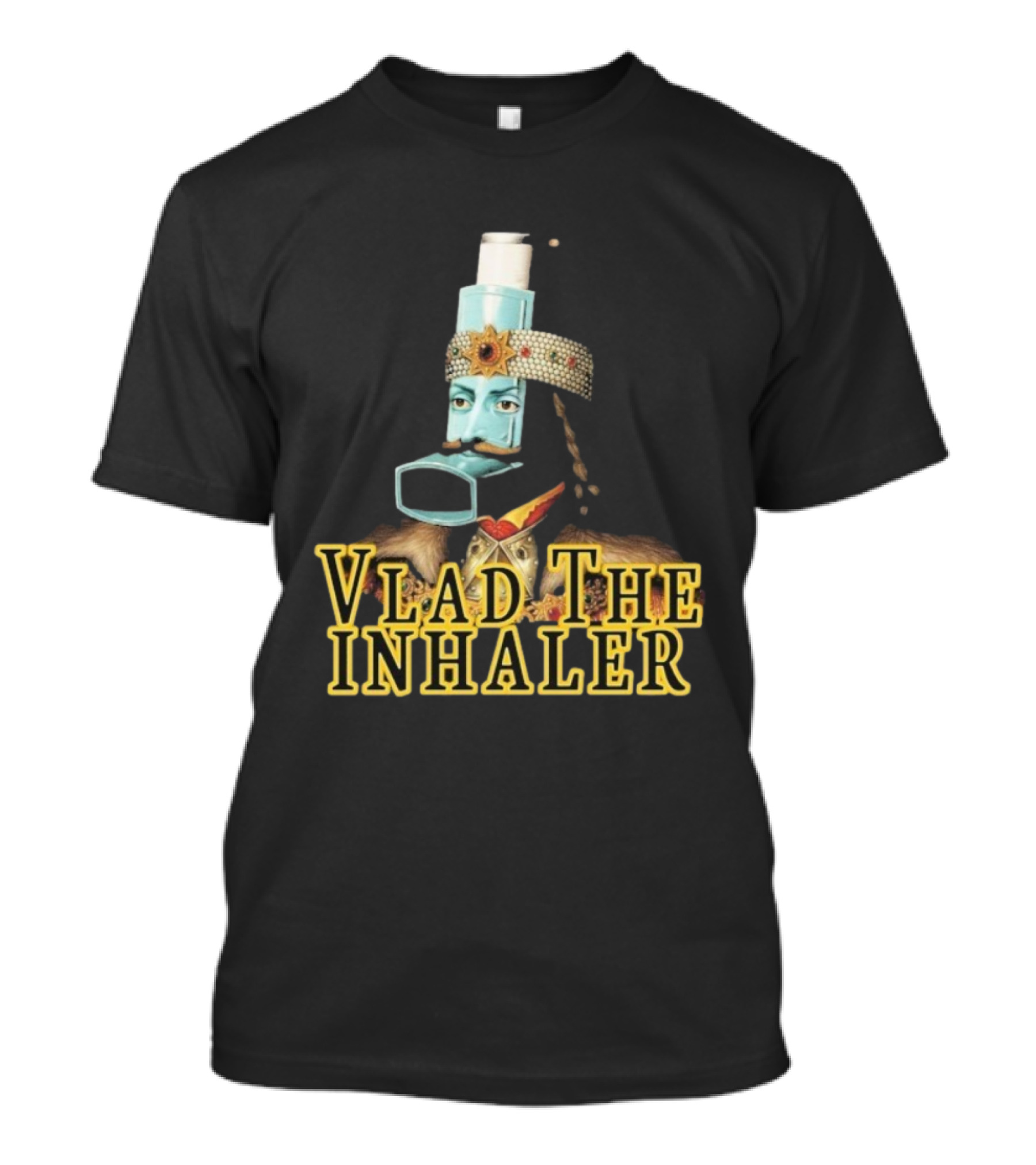 Vlad The Inhaler Asthma Humor Parody T-Shirt