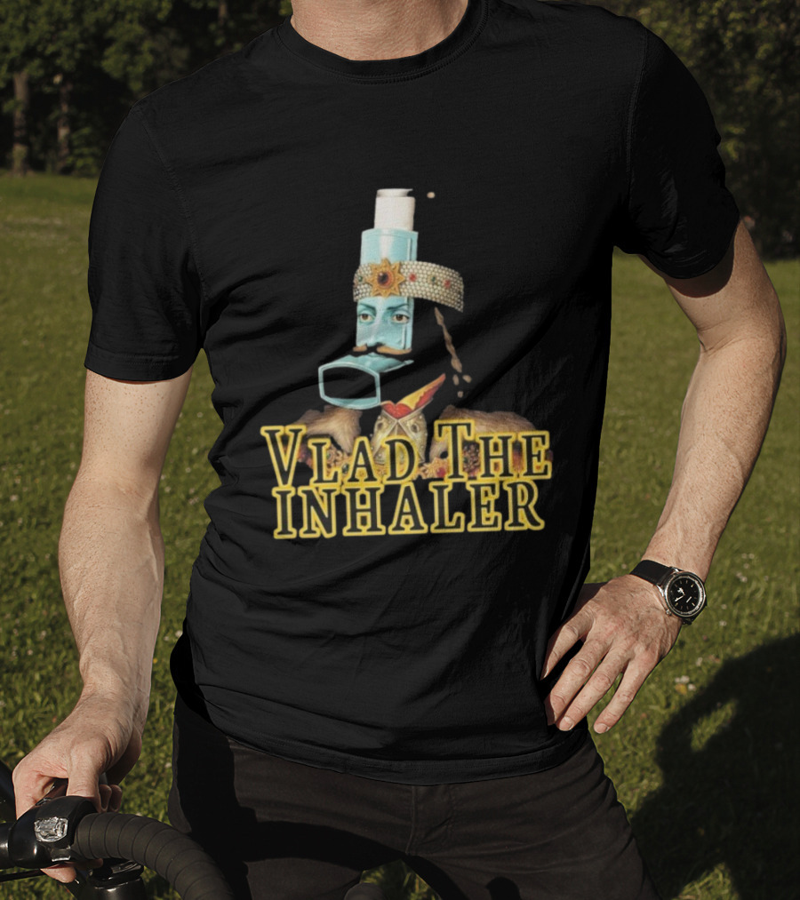 Vlad The Inhaler Asthma Humor Parody T-Shirt