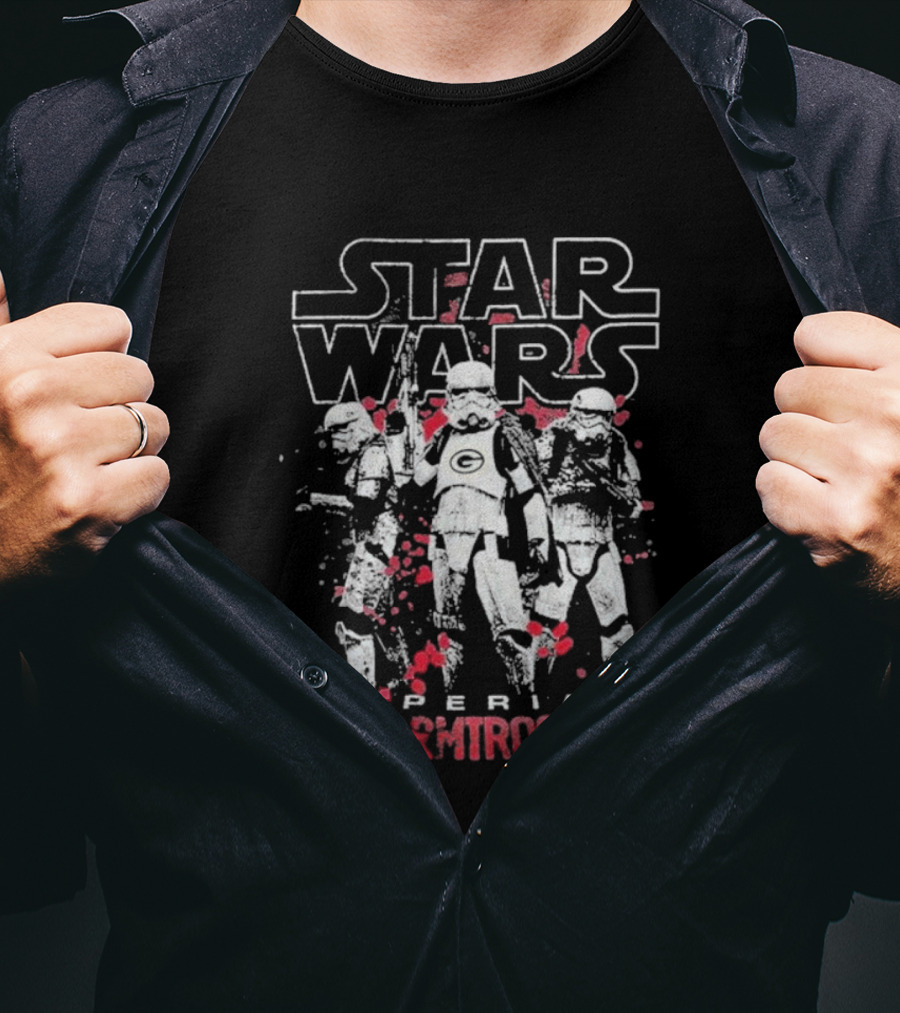 Star Wars Imperial Stormtrooper 2025 NFL Green Bay Packers T-Shirt