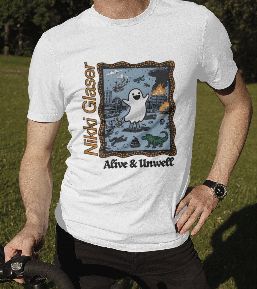 Nikki Glaser Ghost Alive And Unwell City Chaos T-Shirt