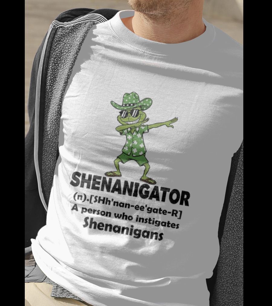 Grinch Shenanigator Definition Person Instigates Christmas Shenanigans T-Shirt