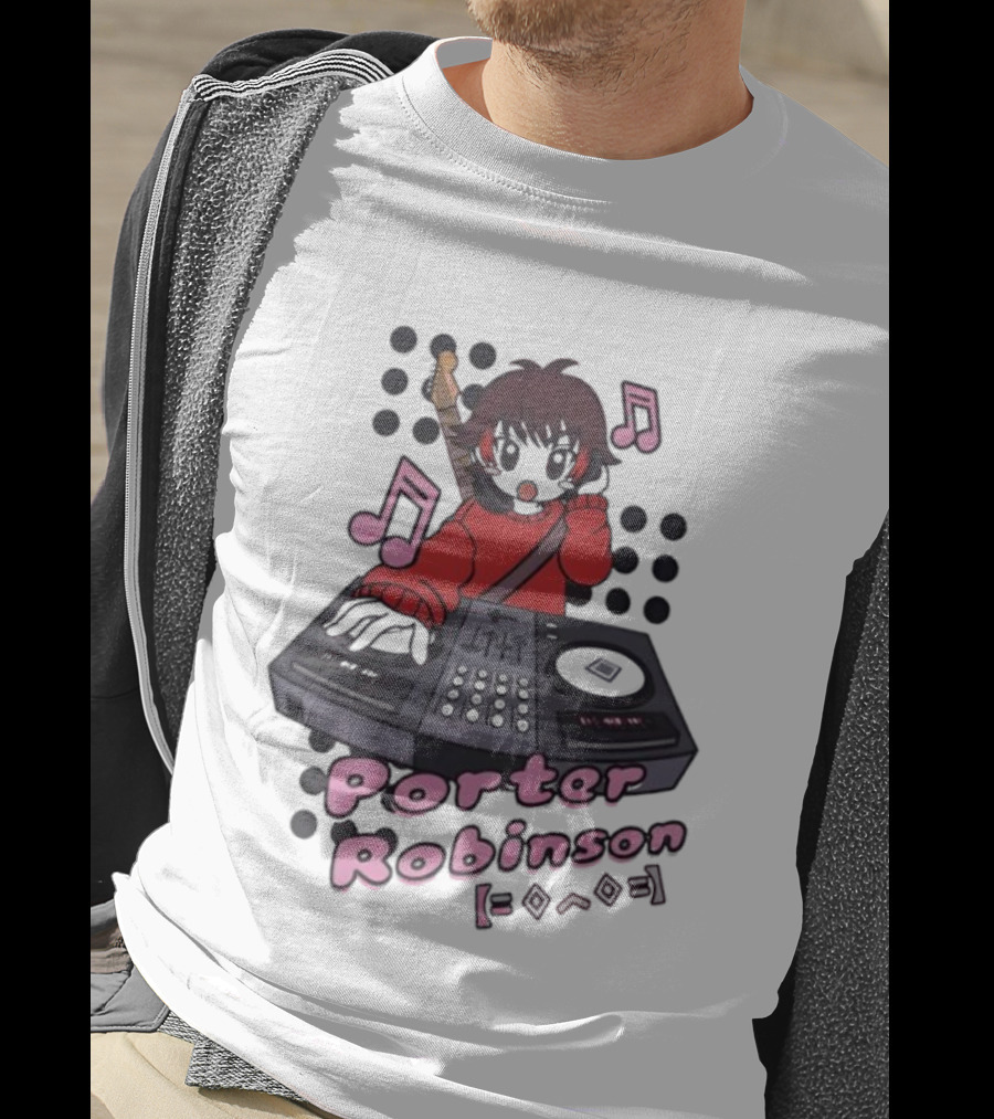 Porter Robinson DJ Anime Music Mixer T-Shirt