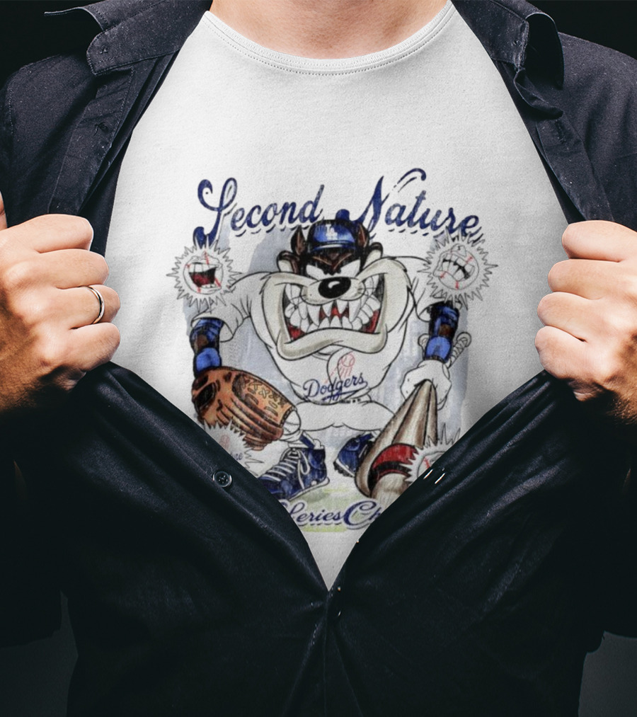 Second Nature Dodgers Taz World Series Champions T-Shirt