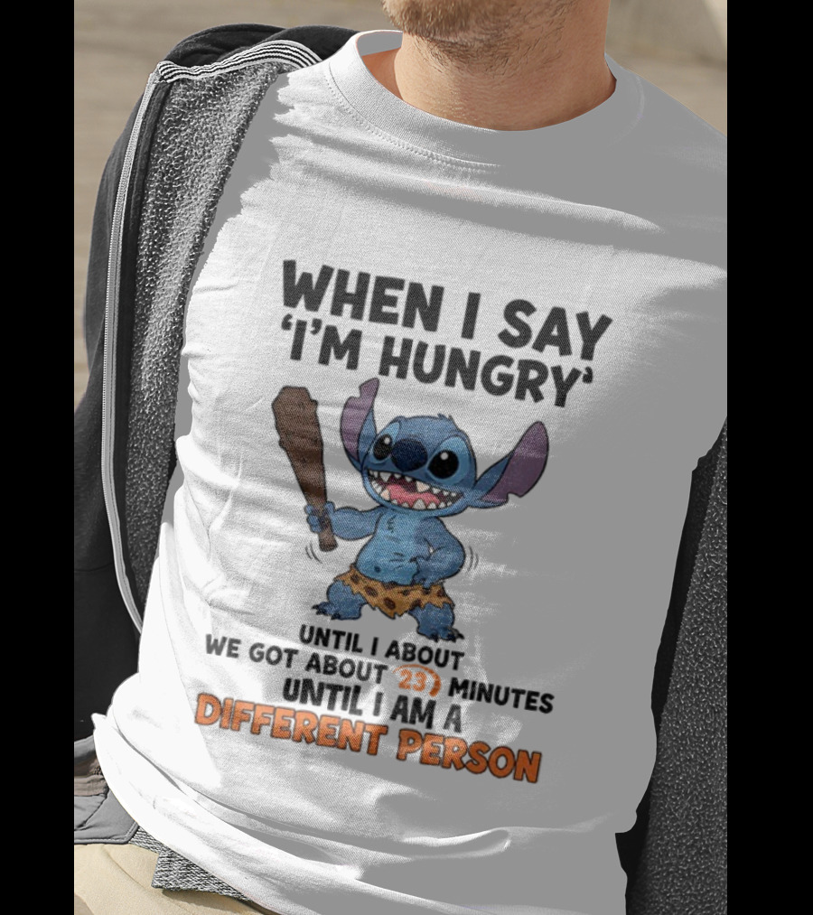 Stitch Hungry Different Person 23 Minutes T-Shirt