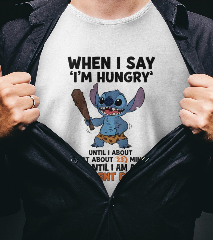 Stitch Hungry Different Person 23 Minutes T-Shirt