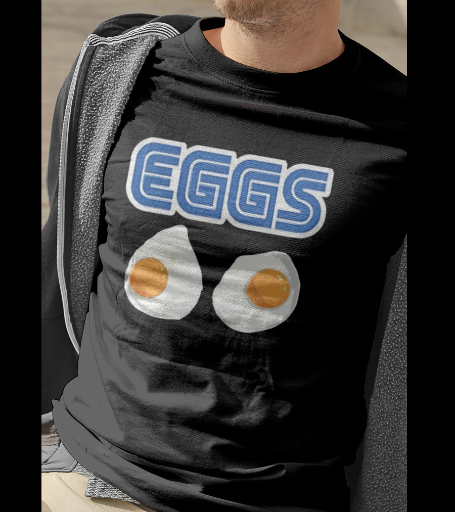 EGGS Funny Two Fried Parody Tunic T-Shirt