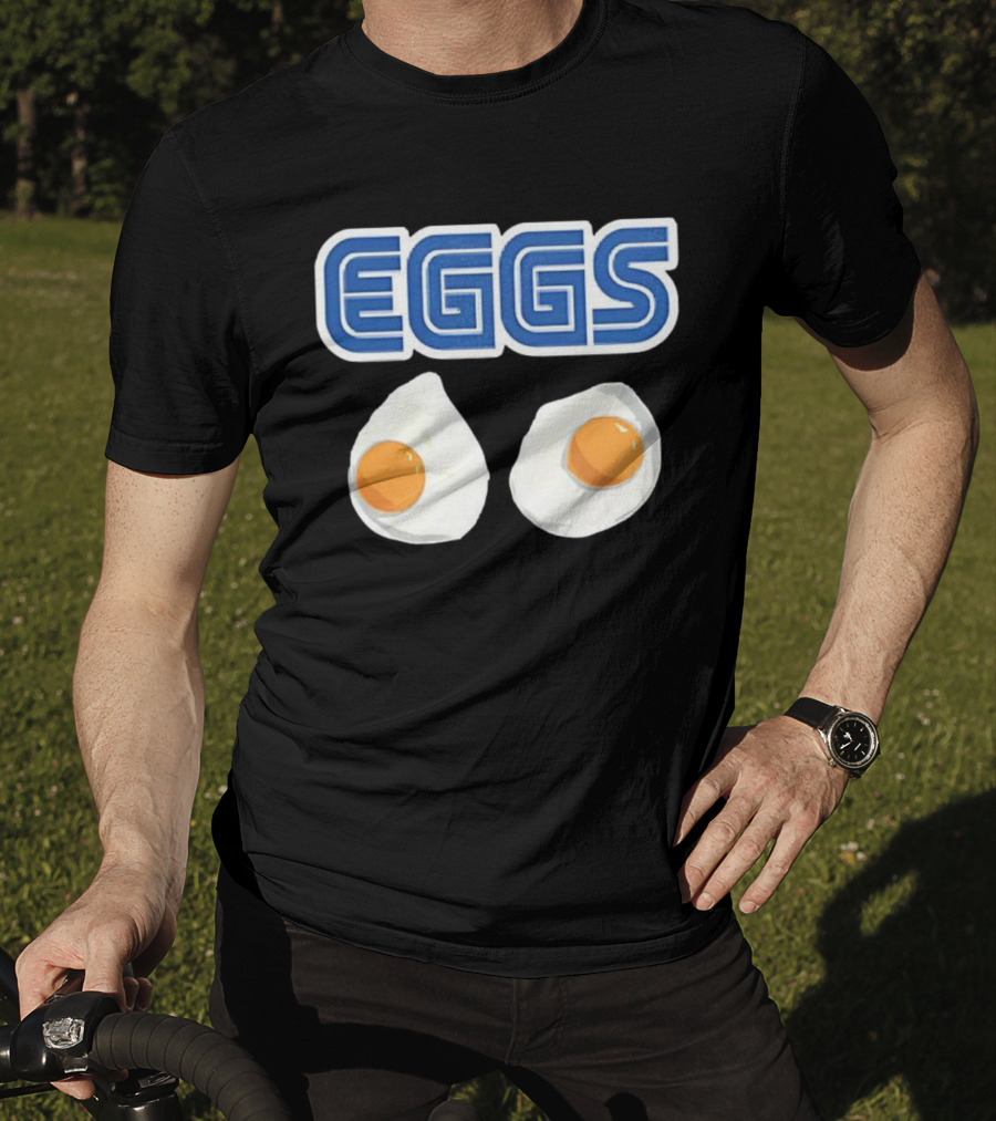 EGGS Funny Two Fried Parody Tunic T-Shirt