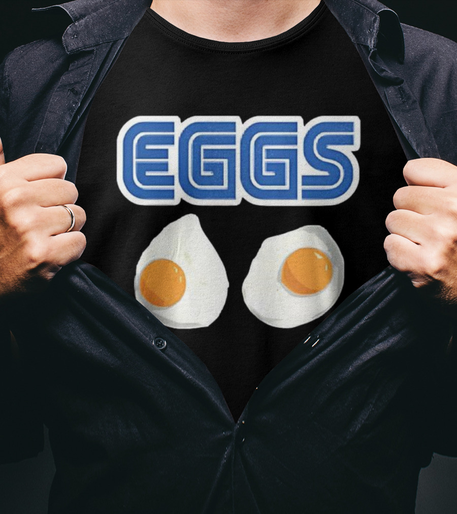 EGGS Funny Two Fried Parody Tunic T-Shirt