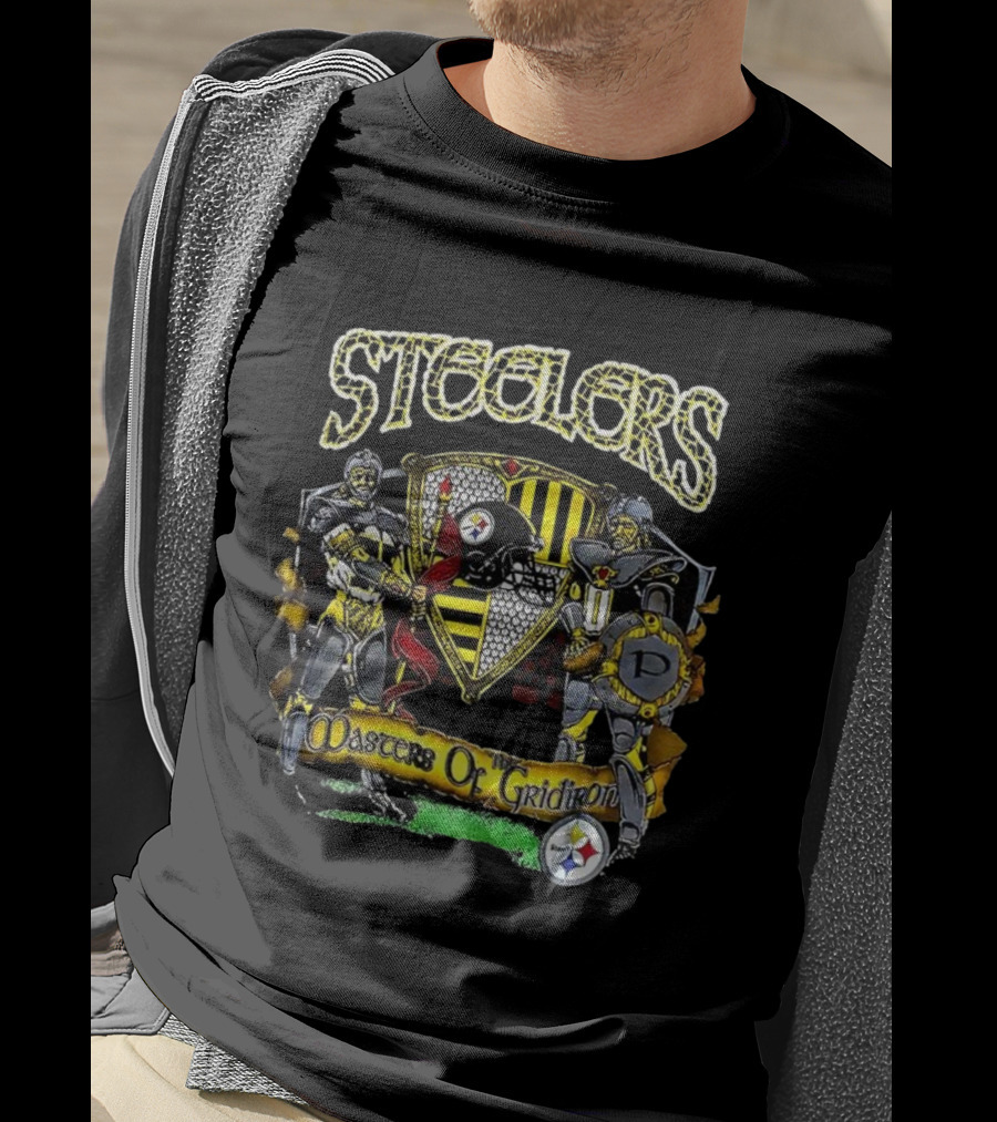 Steelers Masters Of The Gridiron Knights Emblem T-Shirt