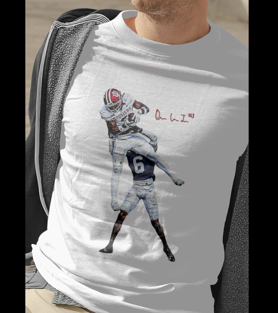Omar Cooper Jr Indiana Hoosiers Football Catch Moment T-Shirt