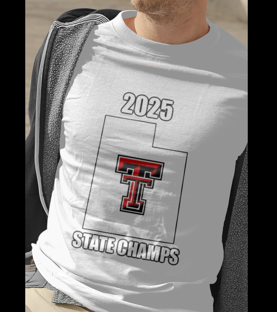 Texas Tech Red Raiders 2025 State Champs Emblem T T-Shirt