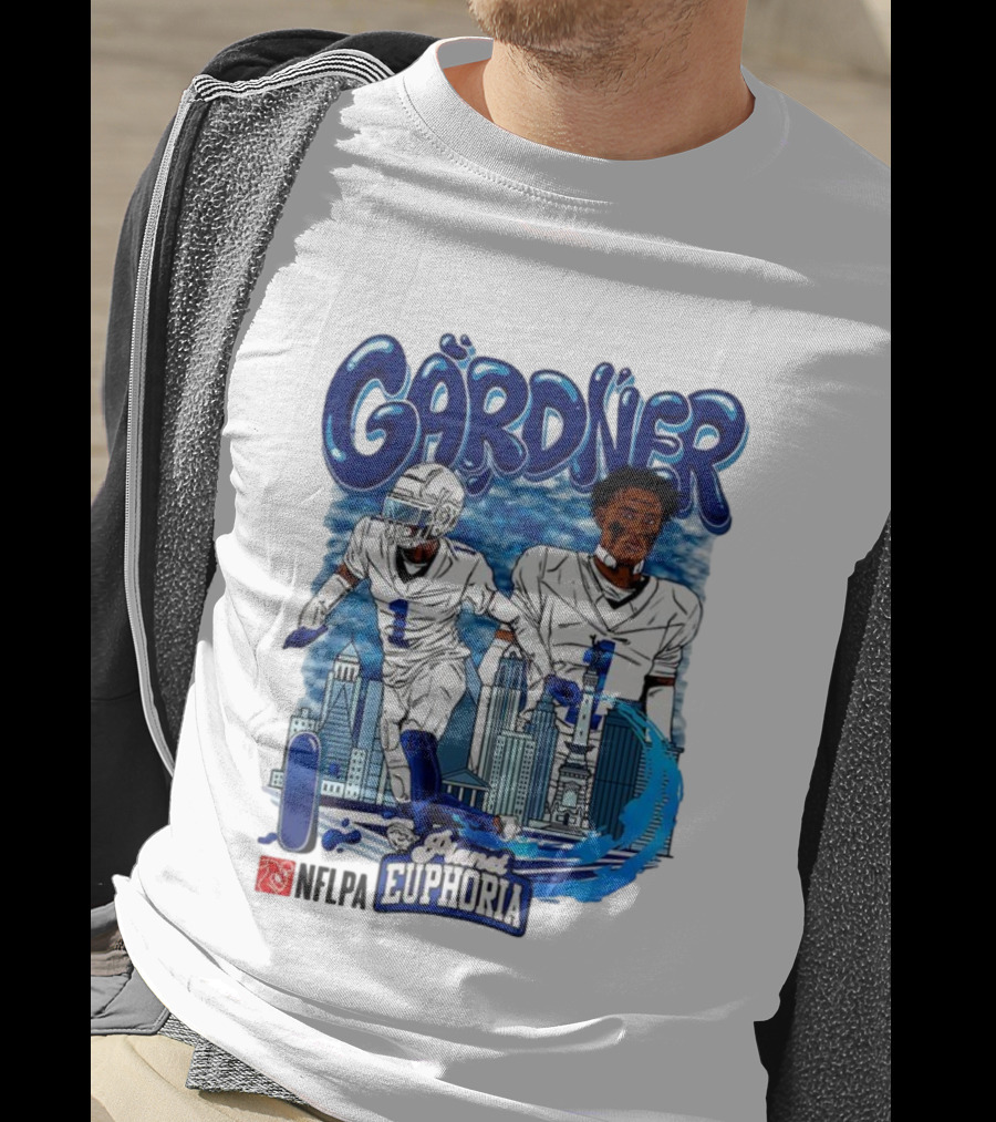 Gårdner Number 1 Primes Euphoria Football Skyline Cartoon T-Shirt