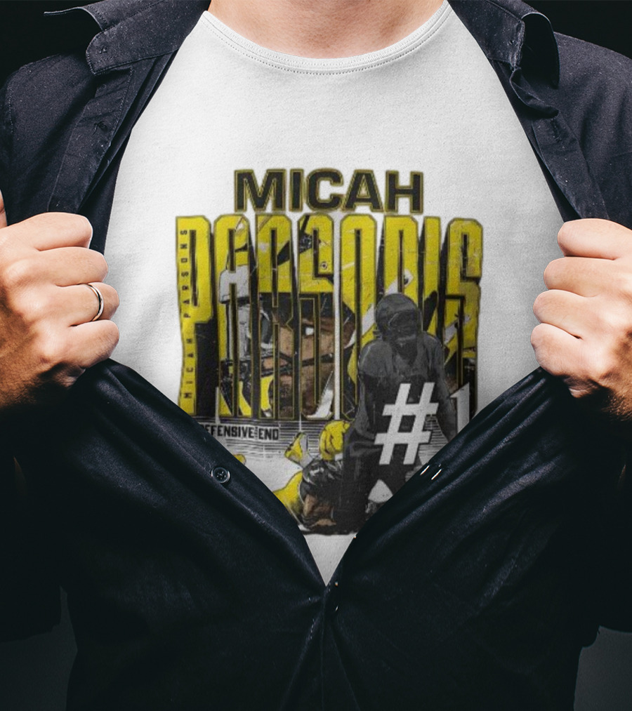 Micah Parsons Defensive End Number 1 T-Shirt