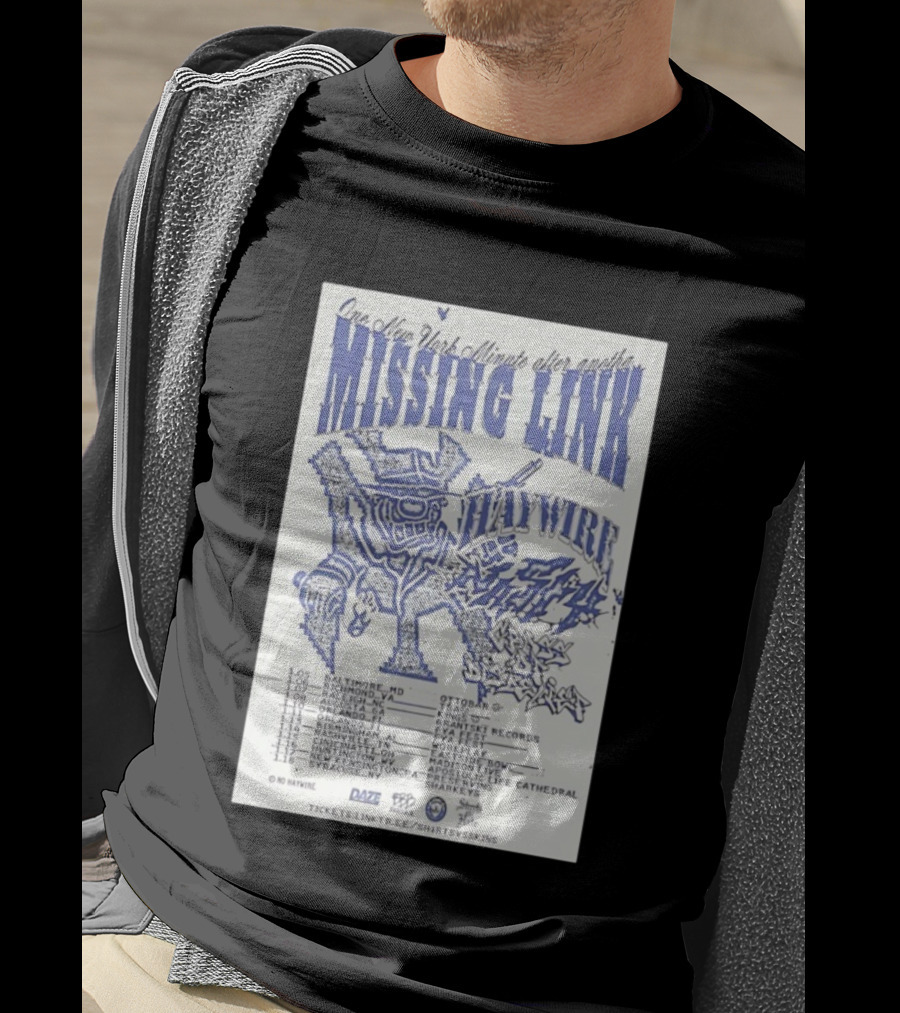Missing Link One New York Minute Tour 2026 Dates All-City Show Locations T-Shirt
