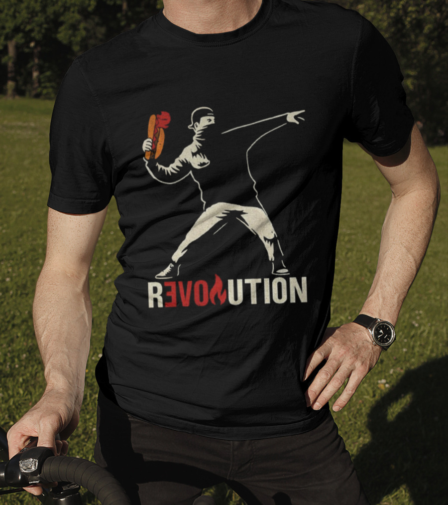 Revolution Sandwich Throwing Guy Washington DC Free Revolution T-Shirt