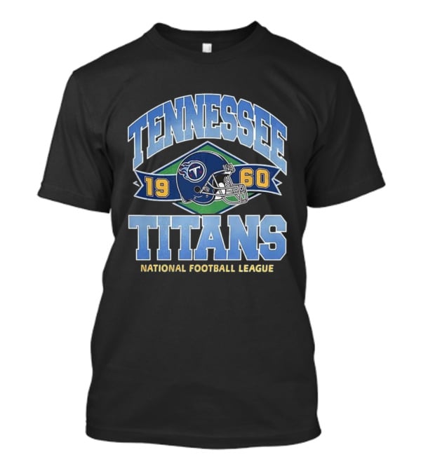 Tennessee Titans 1960 National Football League Helmet Emblem T-Shirt