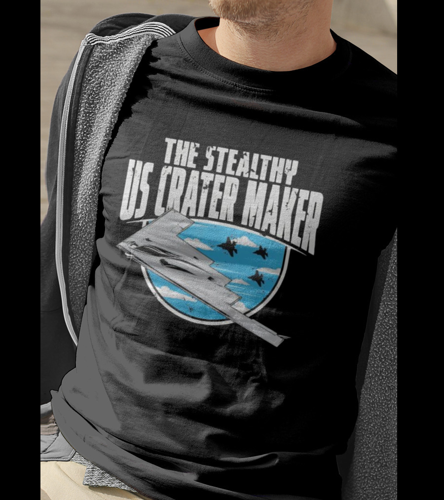 The Stealthy US Crater Maker Fighter Jets Sky Scene T-Shirt
