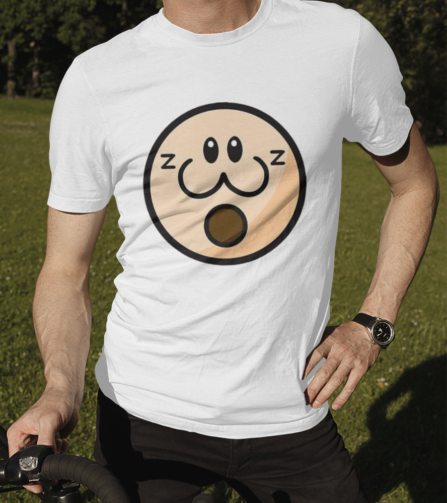 Haminations Sleepy Face Expression ZZZ Cute Cartoon Head T-Shirt