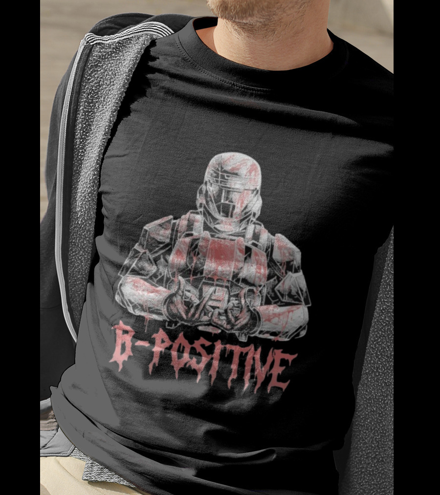 Halo Wars B Positive Spartan Armor Blood Theme T-Shirt