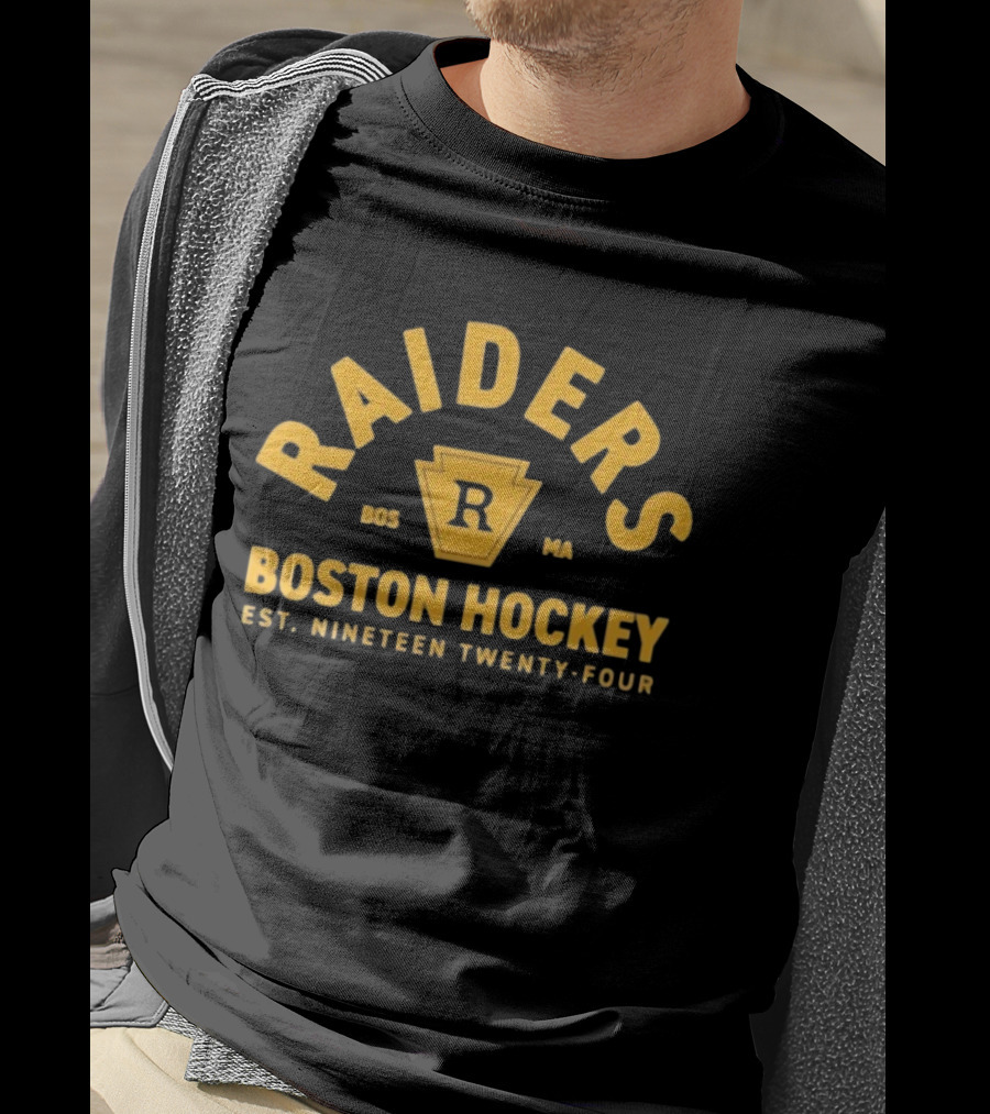 Boston Hockey Raiders BOS MA Est Nineteen Twenty-Four T-Shirt