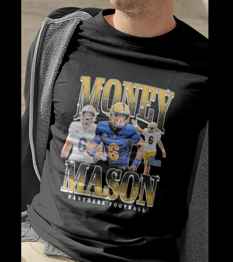 Mason Heintschel Money Mason Panthers Pitt Football T-Shirt