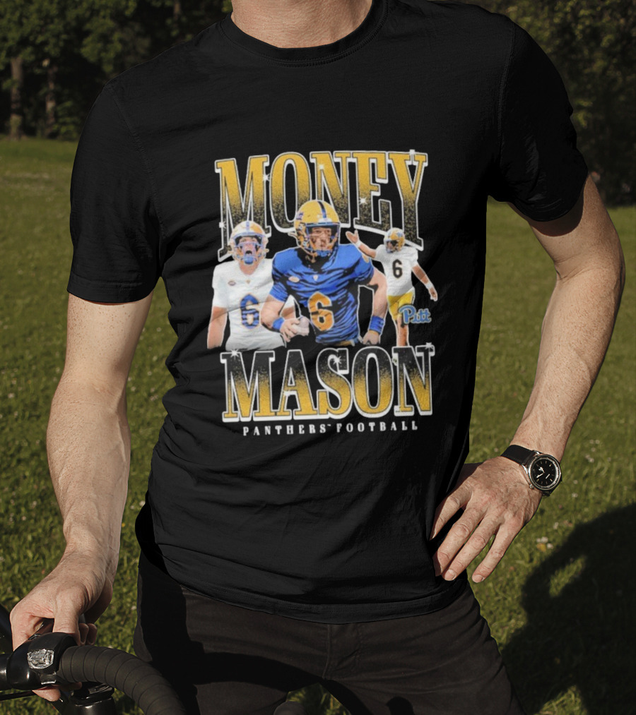 Mason Heintschel Money Mason Panthers Pitt Football T-Shirt