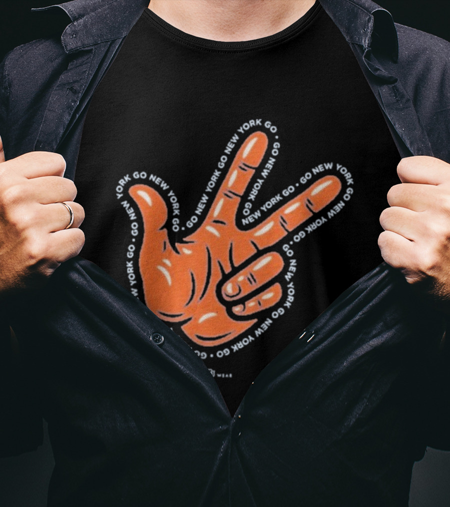 New York Knicks Go 3PT Hand Gesture Celly T-Shirt