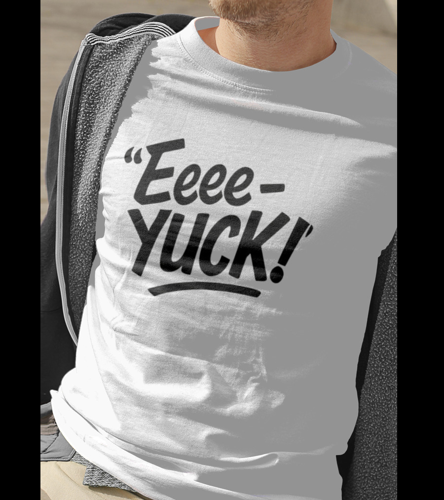 Eeee-Yuck Phrase Vintage Comic Style T-Shirt