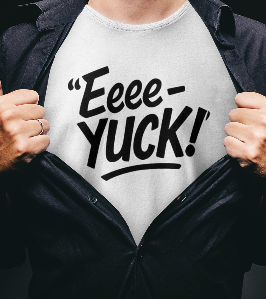 Eeee-Yuck Phrase Vintage Comic Style T-Shirt
