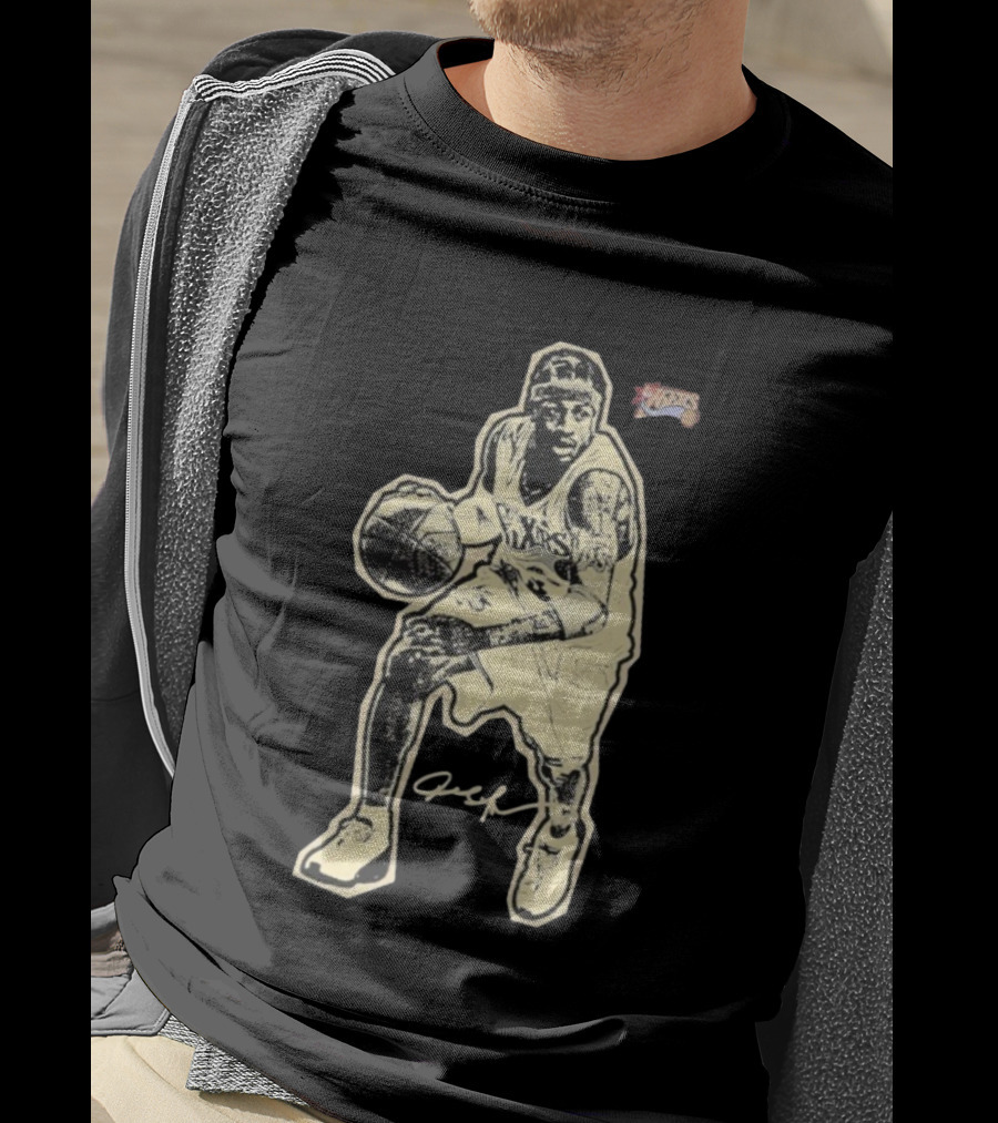 Allen Iverson 76ers Basketball Icon Philadelphia Legend T-Shirt