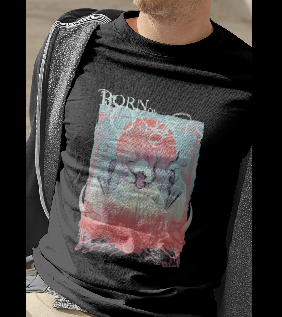 Born Of Osiris Dark Fable Mystical Hooded Figures And Fiery Aura T-Shirt