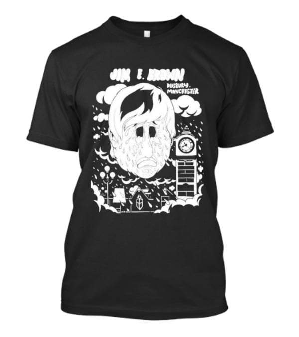 Jim E. Brown Didsbury Manchester Tower Dripping Portrait T-Shirt