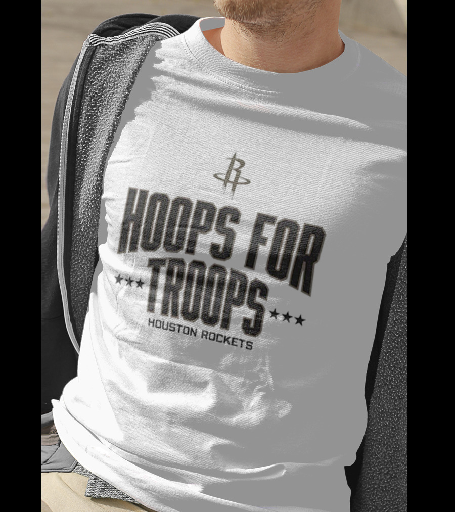 Houston Rockets Hoops For Troops NBA Basketball T-Shirt